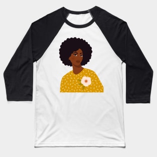 Young african-american woman Baseball T-Shirt